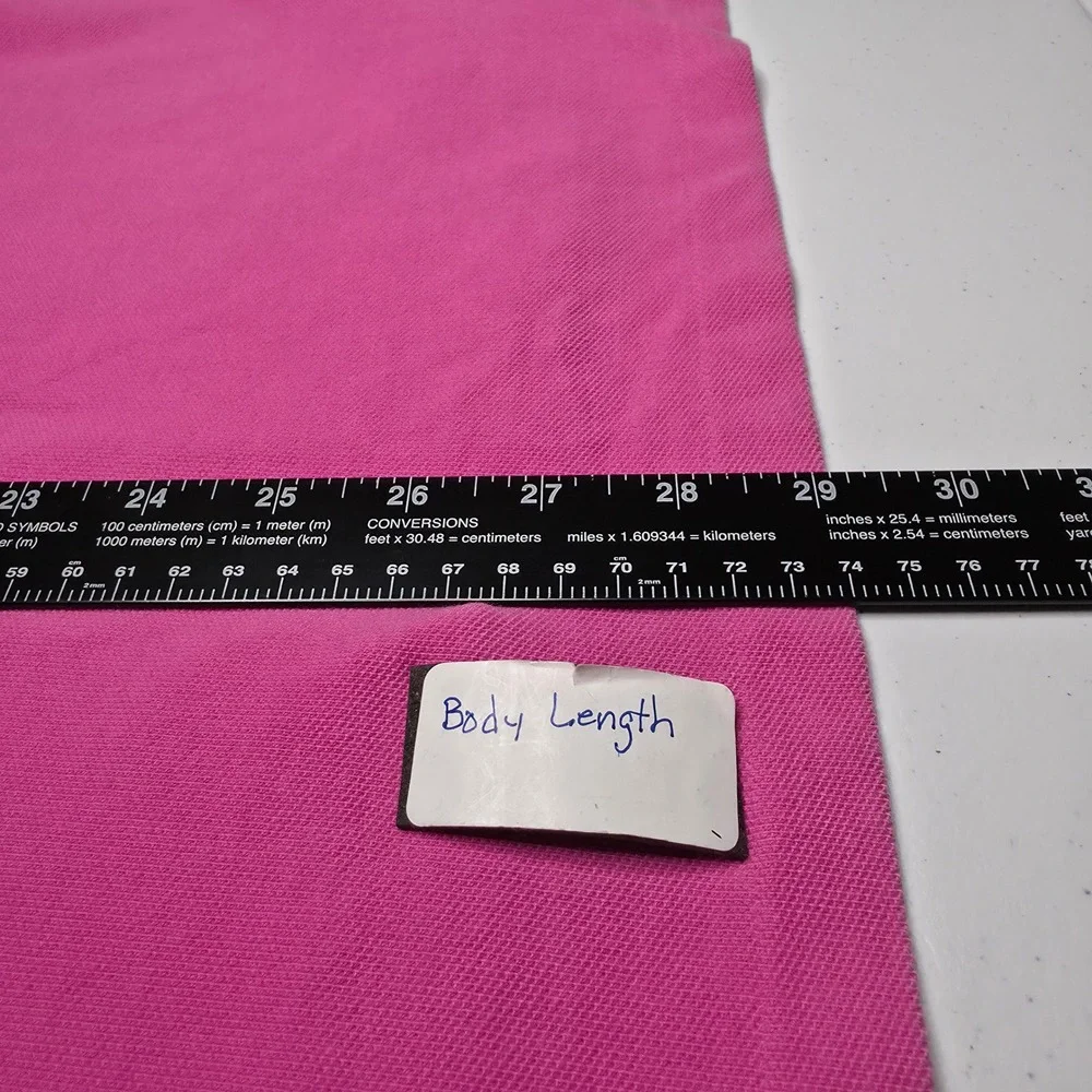 Polo By Ralph Lauren Polo Shirt Mens L Pink Green Pony Logo Short Sleeve Classic